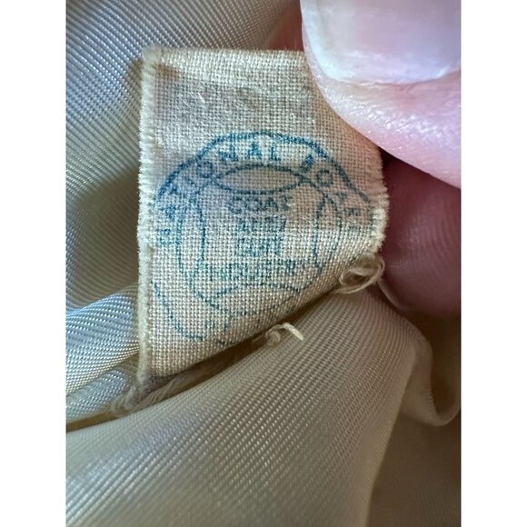 Vintage Youthcraft Cream Wool Blend Swing Coat Mother Of Pearl Mid-Length - Picture 11 of 11